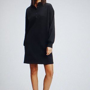 Express - Button down dress, Black - Size: M